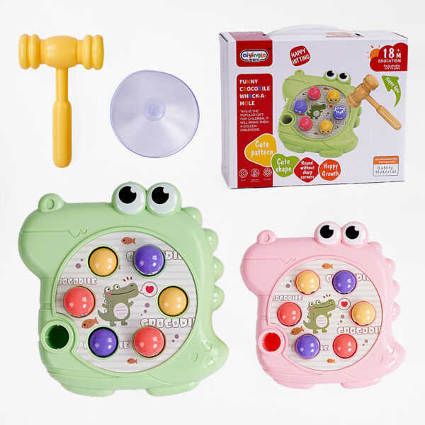 Jeu d'arcade Whack A Mol Crocodile Green Hammer – Image 2