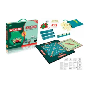 SCRABBLE CLASSICE + MONOPOLY 2in1