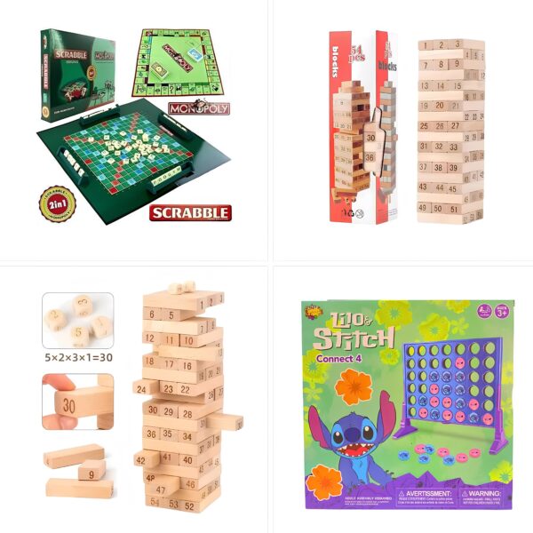 Le pack ultime des jeux classiques est chez Choaaib Toys ! 4en1